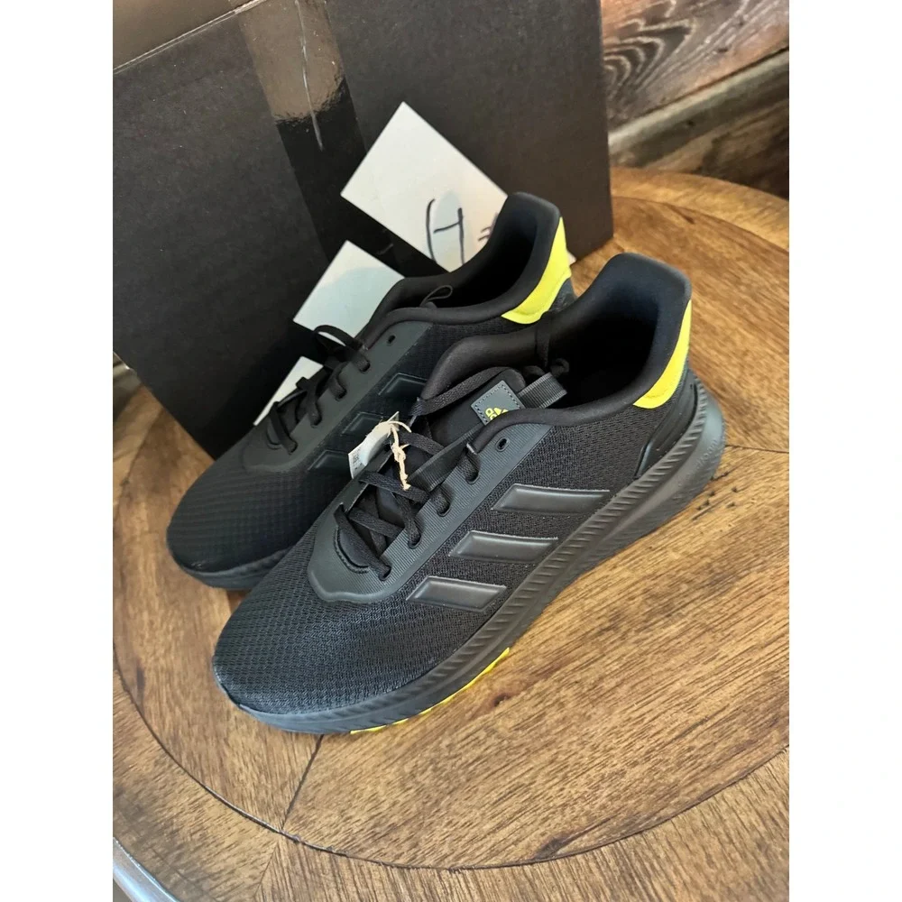 Adidas X_PLRPATH Mens Running Shoes Black Yellow JP7936 Cloudfoam Sneakers Sz 13